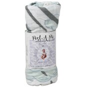 Wholesale - Muslin Baby Blanket- Blue Sleep C/P 50, UPC: 885114881185